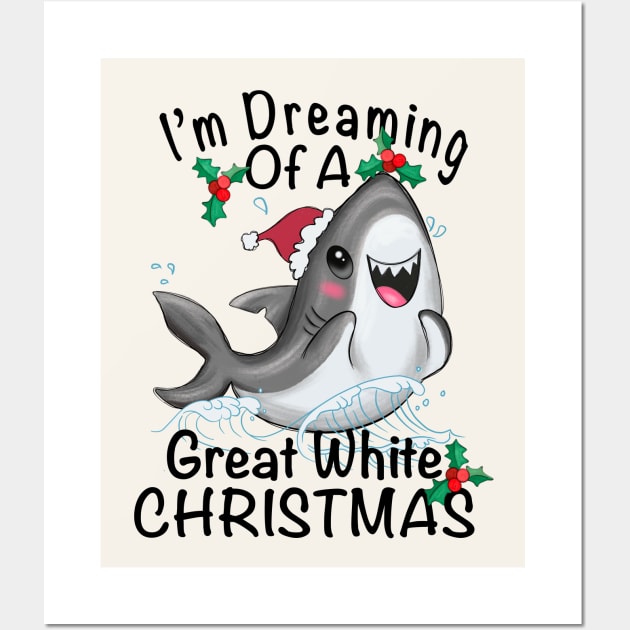 I'm Dreaming Of a Great White Christmas Wall Art by Nessanya